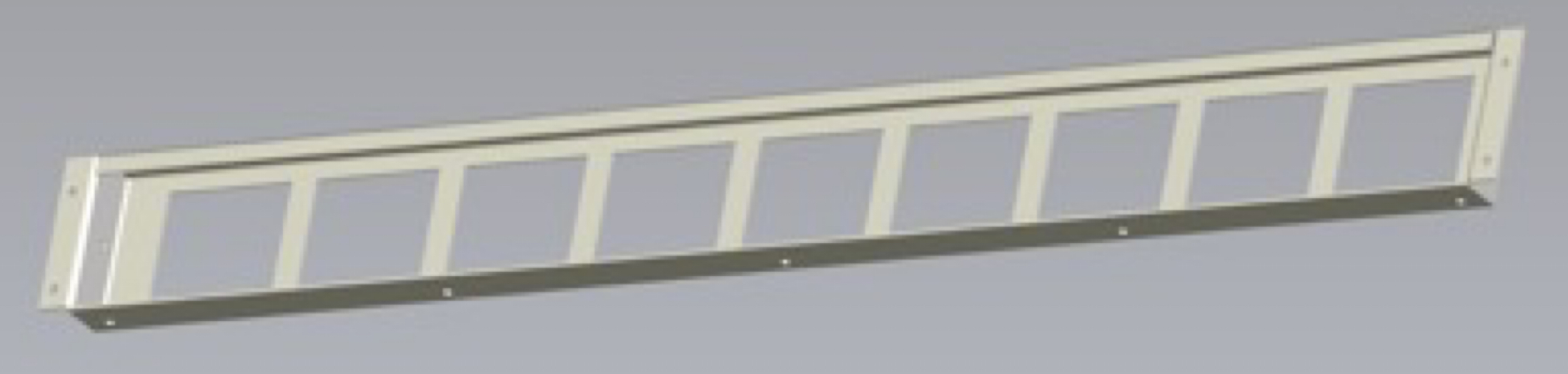 Oven Vent Back Rail