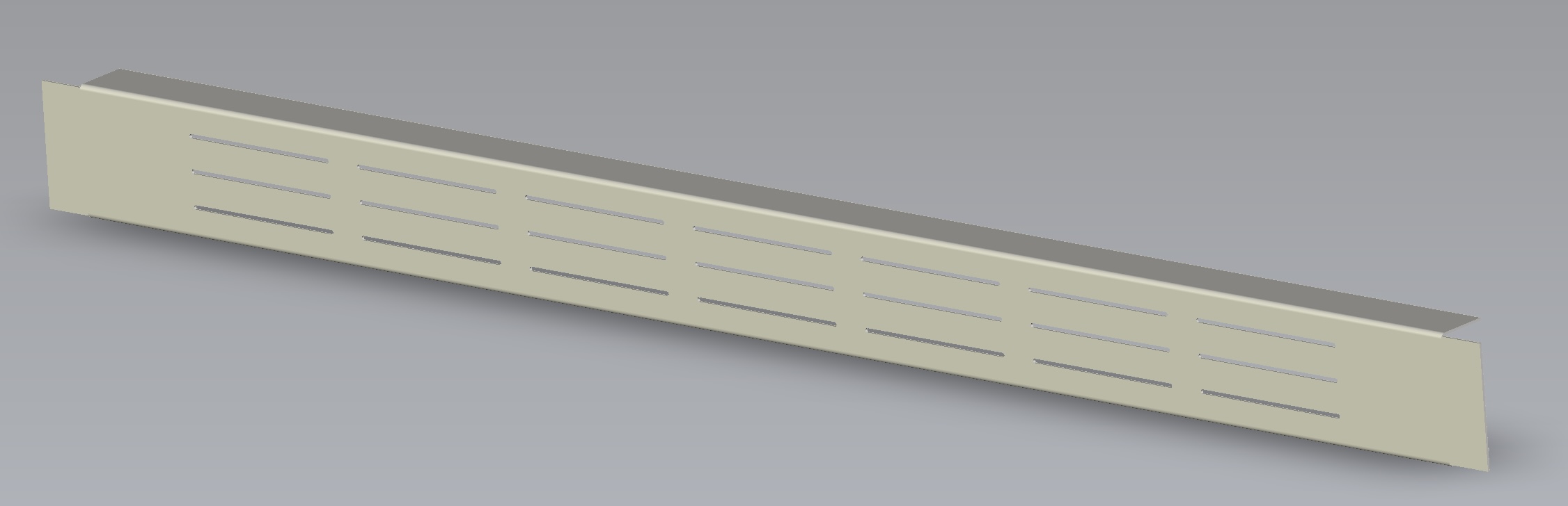 Horizontal Less Slots B Vent